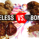 Illustration for article titled Boneless Vs. Bone-In Chicken Wings: The Snacktaku Showdown